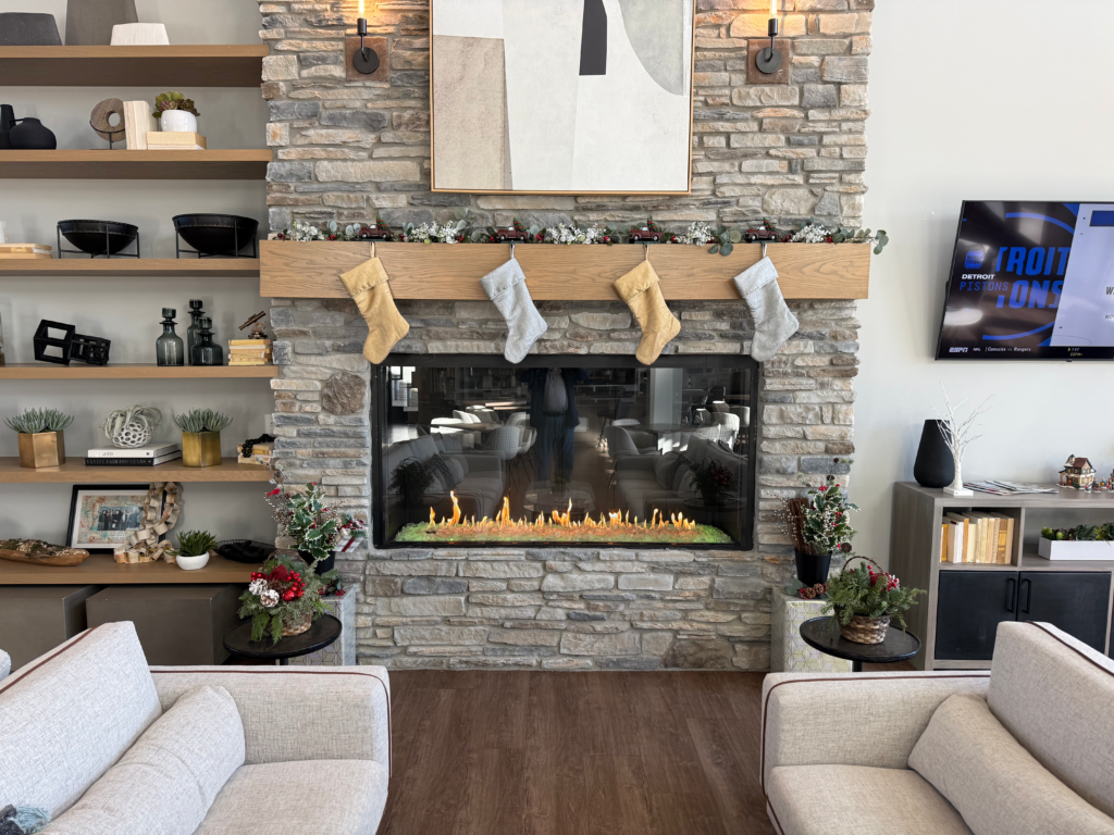 Fireplace in The Farmhouse