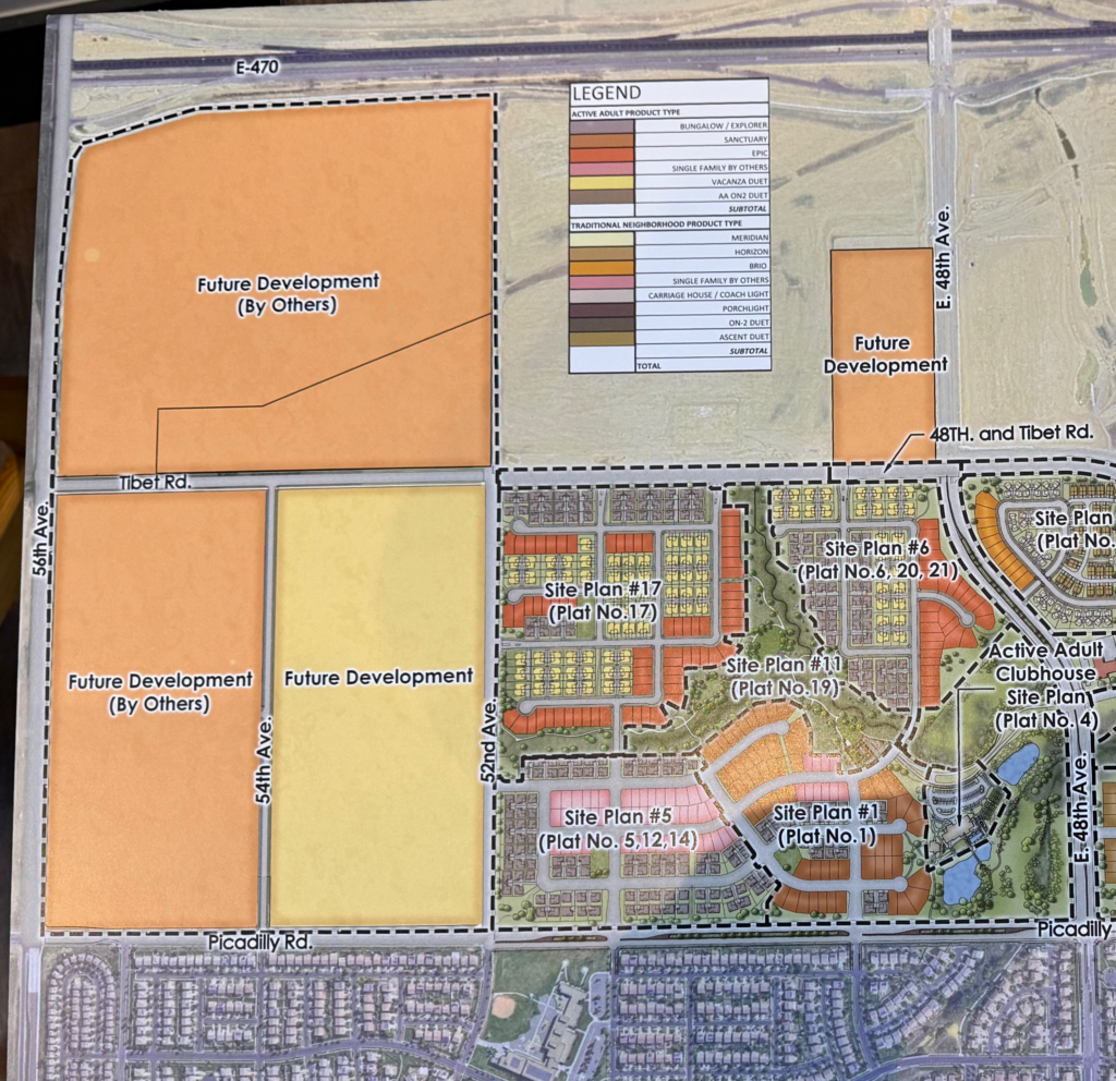 Site plan of The Reserve, October 16, 2025