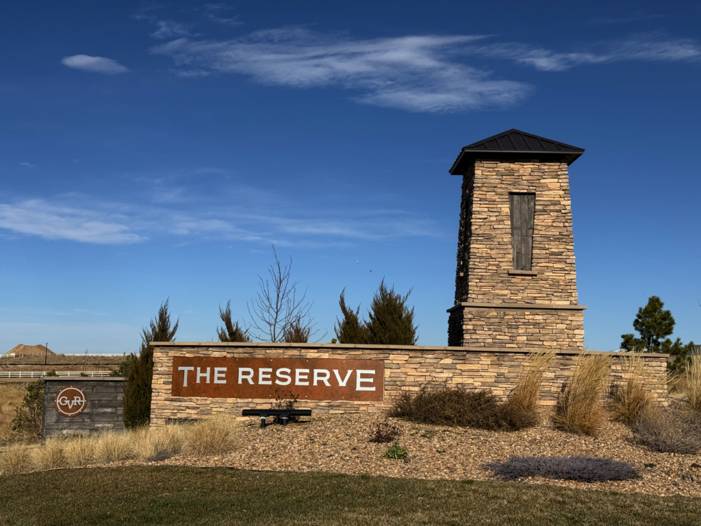 The entrance of The Reserve